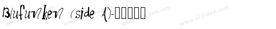 Blufunken (side A)字体转换